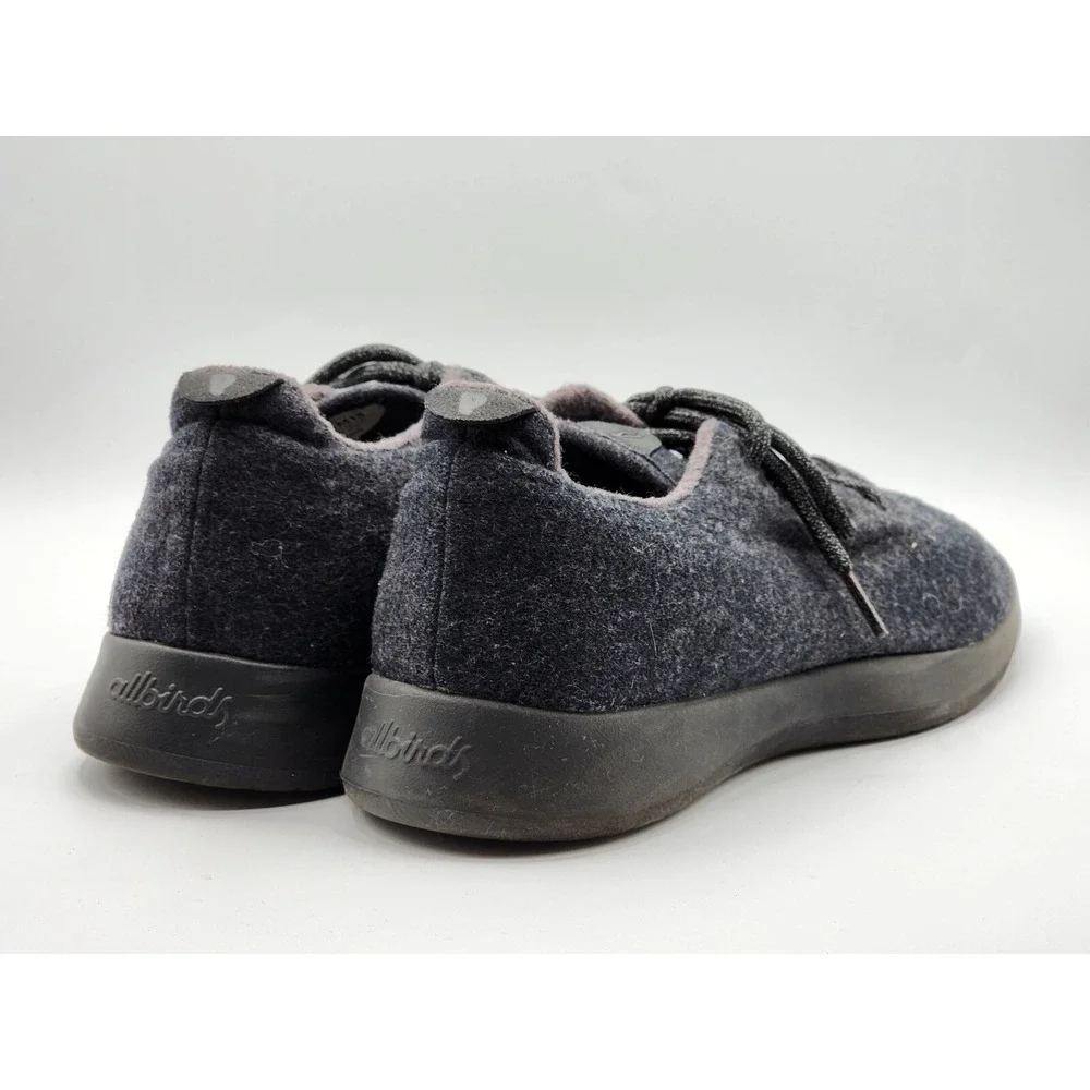 Allbirds Tree Runners Running Shoes Men's Size 13 Dark Gray Wool Knit Shoes‎